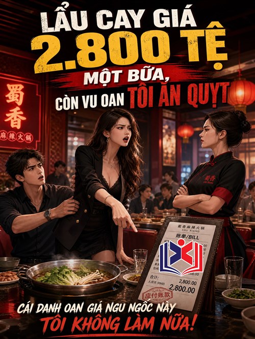 Đọc Truyện Tiểu Thuyết Lẩu Cay Giá 2.800 Tệ Một Bữa, Còn Vu Oan Tôi Ăn Quỵt tại doctruyen5s.com